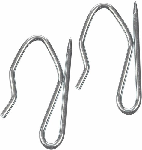Metal curtain pin hooks - curtain,