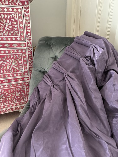 8ft faux silk bespoke - bespoke, french
