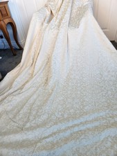 Dorma Cream Damask Curtains