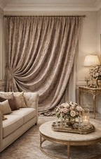 Heavy  Silk Curtains